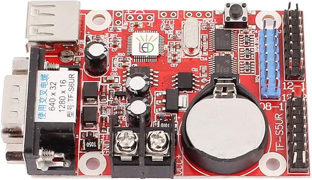 Amazon Com Aexit Tf S6ur Usb Diy Component Port U Disk Led Screen Display Control Card P10 Module Home Improvement