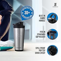 Ice Shaker Insulated Stainless Steel Shaker Bottle