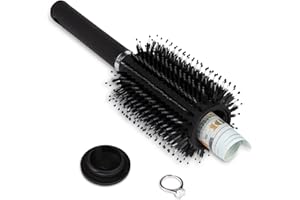 BARGIFTS Diversion Safe Hair Brush Secret Safe Can, Hidden Storage for Money, Jewelry, Valuables, Secret Storage Box with Large Hidden Compartment for Travel or Home Use - Black