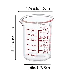 High Borosilicate Glass Measuring Cup-V-Shaped