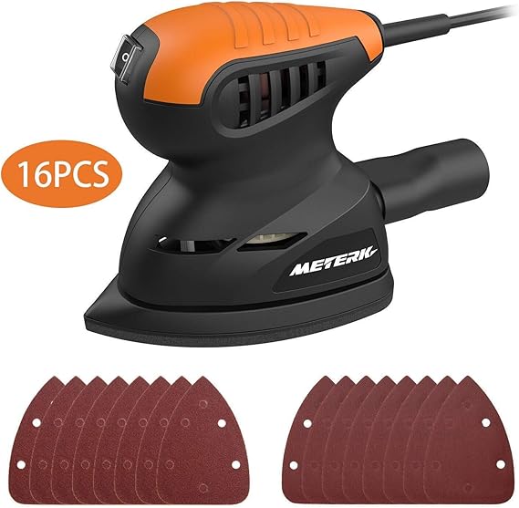Lijadora Eléctrica, Meterk 13500 RPM Máquina