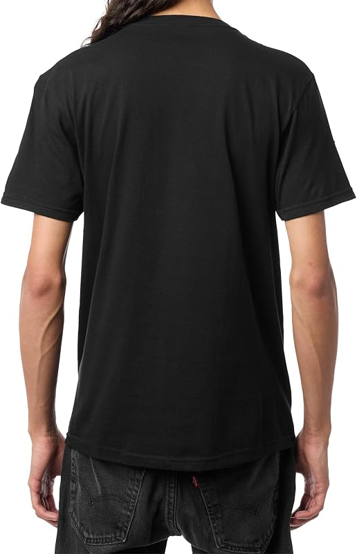 Classic Drop V SS Crew Tee-B, Schwarz und Weiß, M
