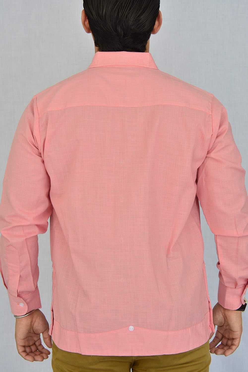 guayabera rosa palo
