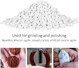 Hapivida Ceramic Triangle Abrasive Filler Media 1lb Rock Tumbling Supplies view 4