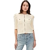 L'AGENCE Women's Delilah Crop Textured Cardigan