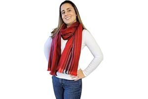 LATITUDE ZERO Alpaca Wool Blend Scarf - Unisex, Super Soft & Warm, Ideal gift for Men & Women