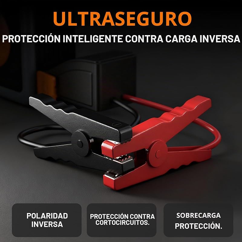 Motor de arranque 3000A com compressor de ar de 150 PSI, reforço de bateria de 12V para motores a gasolina de 7.0L e diesel de 6.0L, insuflador portátil com ecrã LCD e luz LED