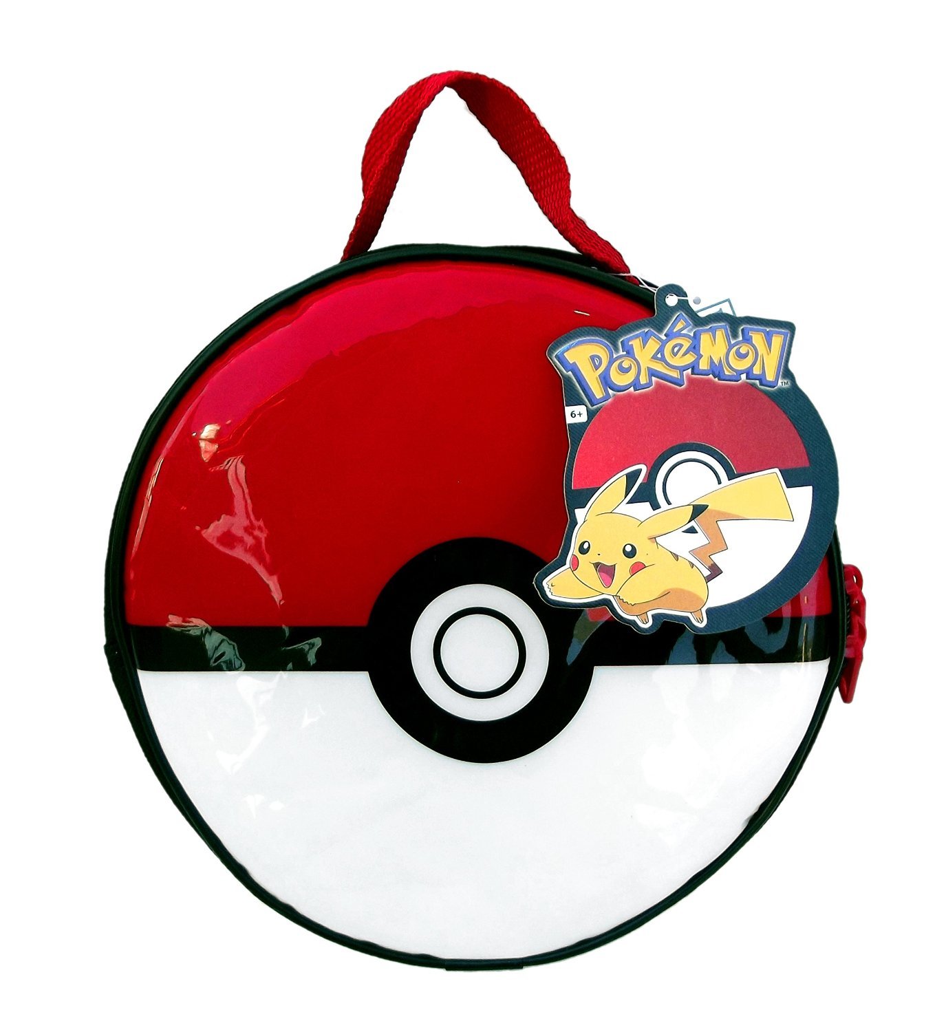 Pokemon Pokeball Lunch Box Kit 8.5 In. Diameter x 3 In. Height Lunchbox
