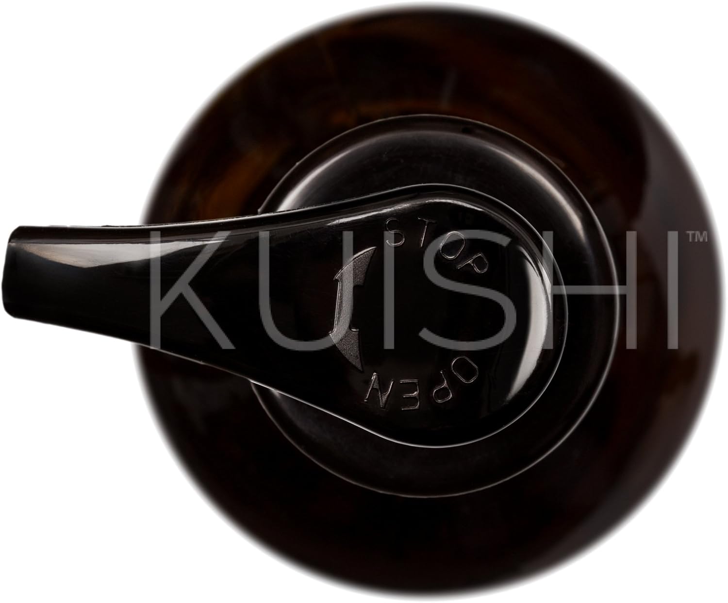 Kuishi Plastic Soap Dispenser with Black Plastic Pump - Image 4