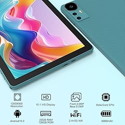 CUPEISI Android 15 Tablet 10 Inch, 20GB RAM+128GB