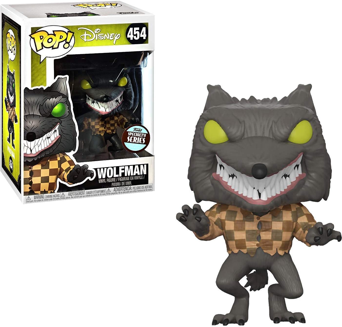 Funko 32842 Pop! Disney: Nightmare Before Christmas- Wolfman Specialty Standard, Gray
