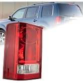 Left Tail Light Assembly Compatible With 2009-2015 Honda Pilot | Rear Brake Lamps With Bulb Inside and wiring harness Replace# HO2800174