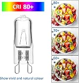 SCNNC G9 Halogen Bulbs 230V 28W Dimmable 370LM 2700K 360° 10 Pack view 4