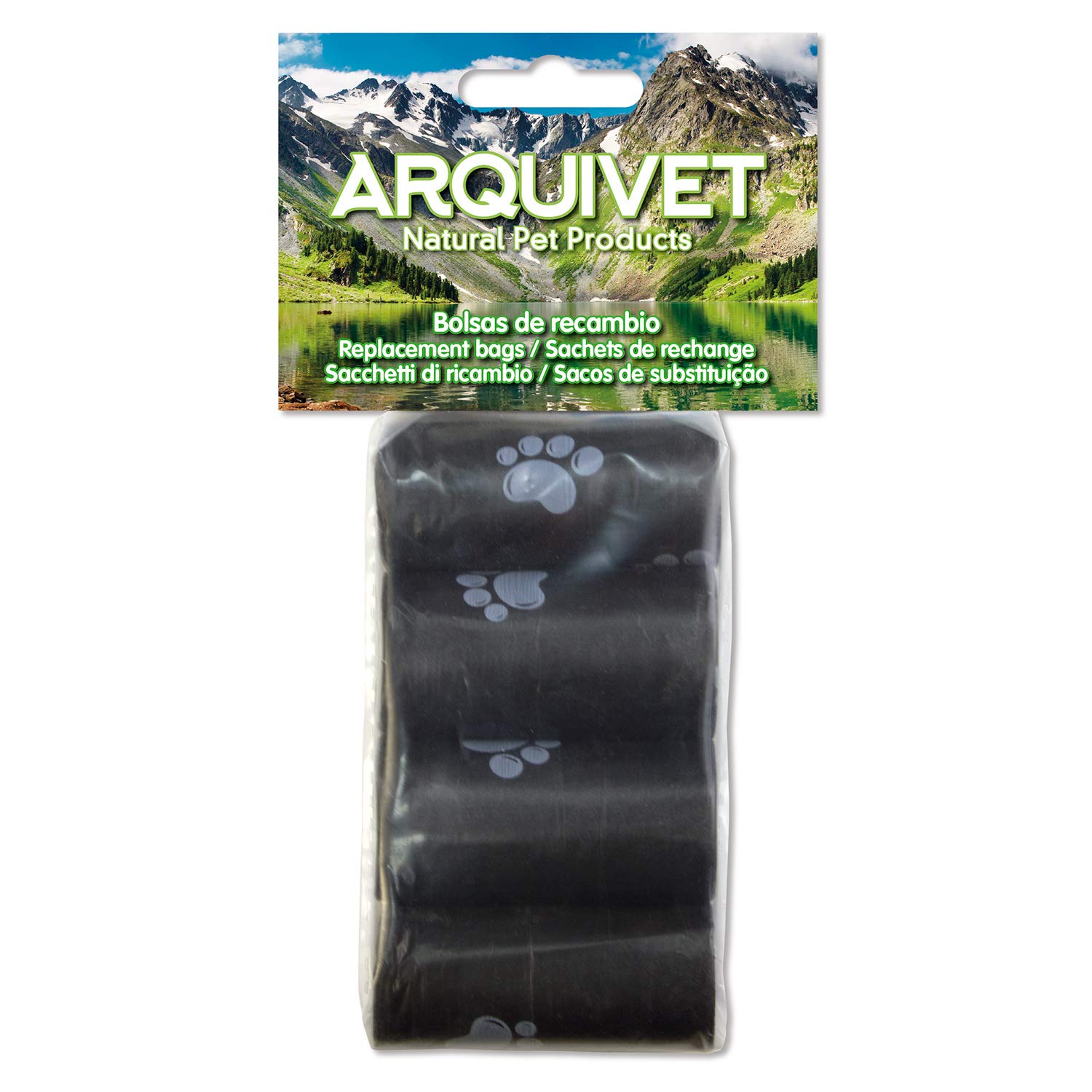 Arquivet Refill Bags - Dog Waste Bags - 4 Rolls x 15 Bags Each