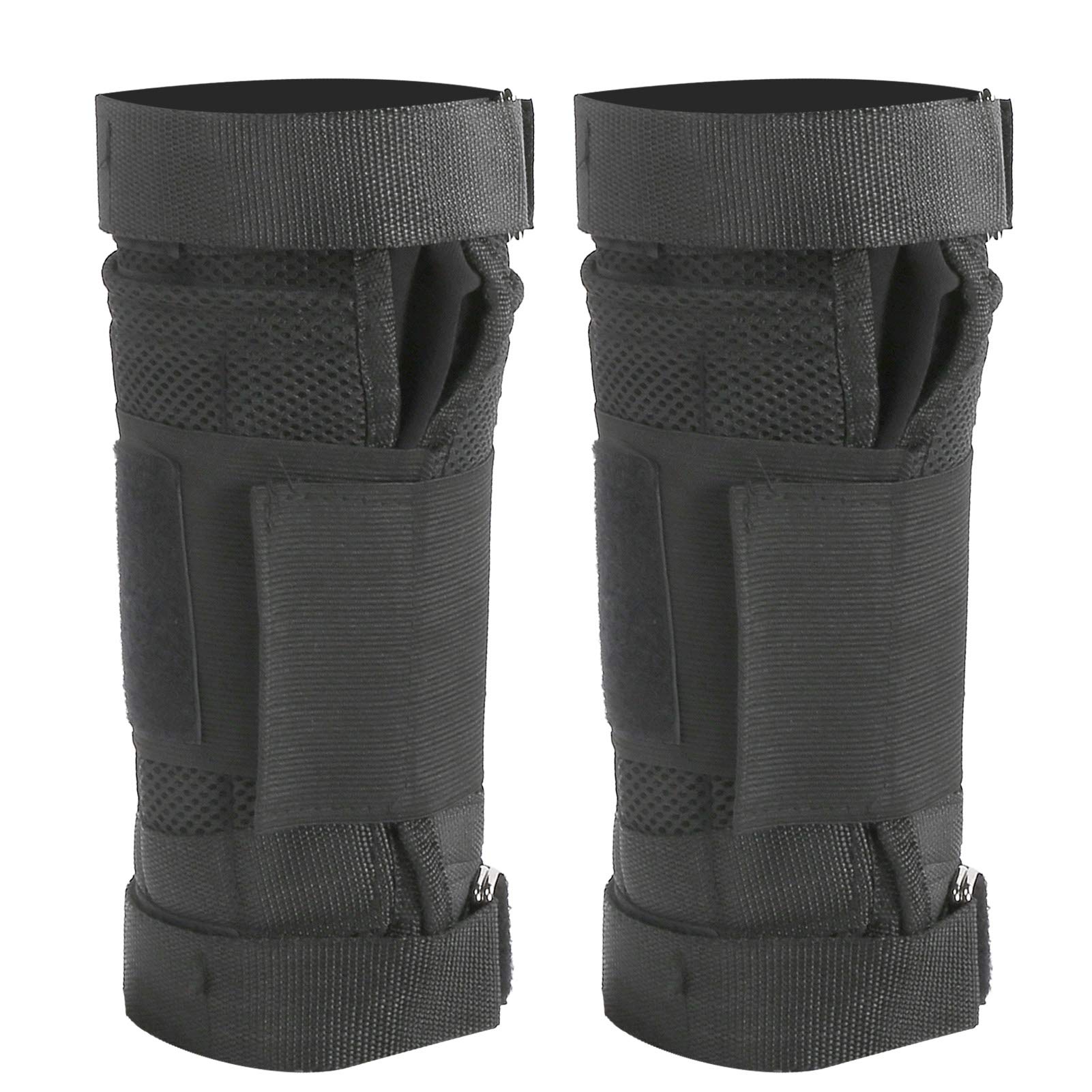 HERCHR 1 Pair Ankle Weight, Oxford Cloth Leg Weighted Band Legging Loading Adjustable 1KG Weighted Ankle Weights for Women Men Training