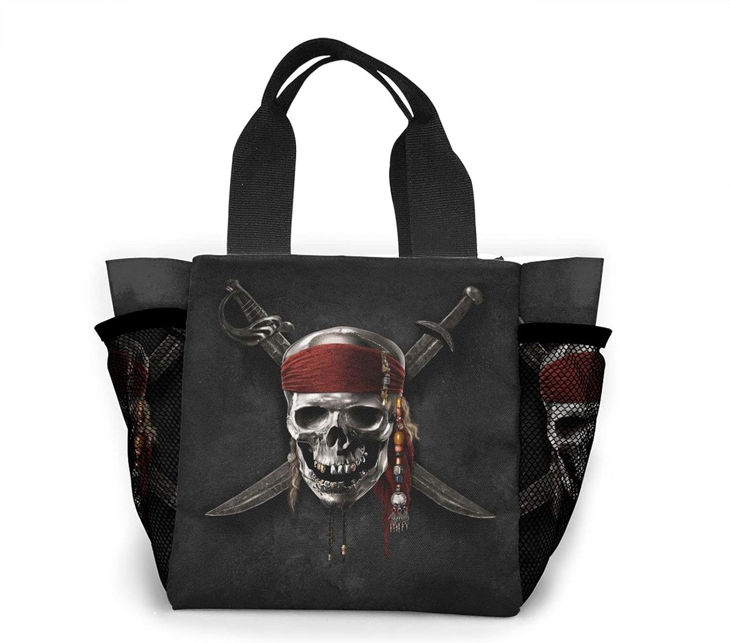 Pirate Handbag Women's Fashion Shopping Bag Reusable Carry Small