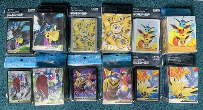Amazon 未開封 ポケモンカード デッキケース デッキシールド 12点セット スリーブ くっつきなかよしイーブイたち メルタン トレカ 通販