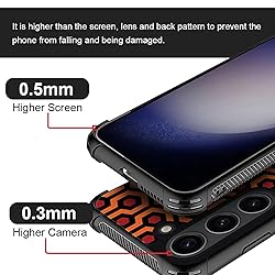 CARLOCA Compatible with Samsung Galaxy S23 Case,The