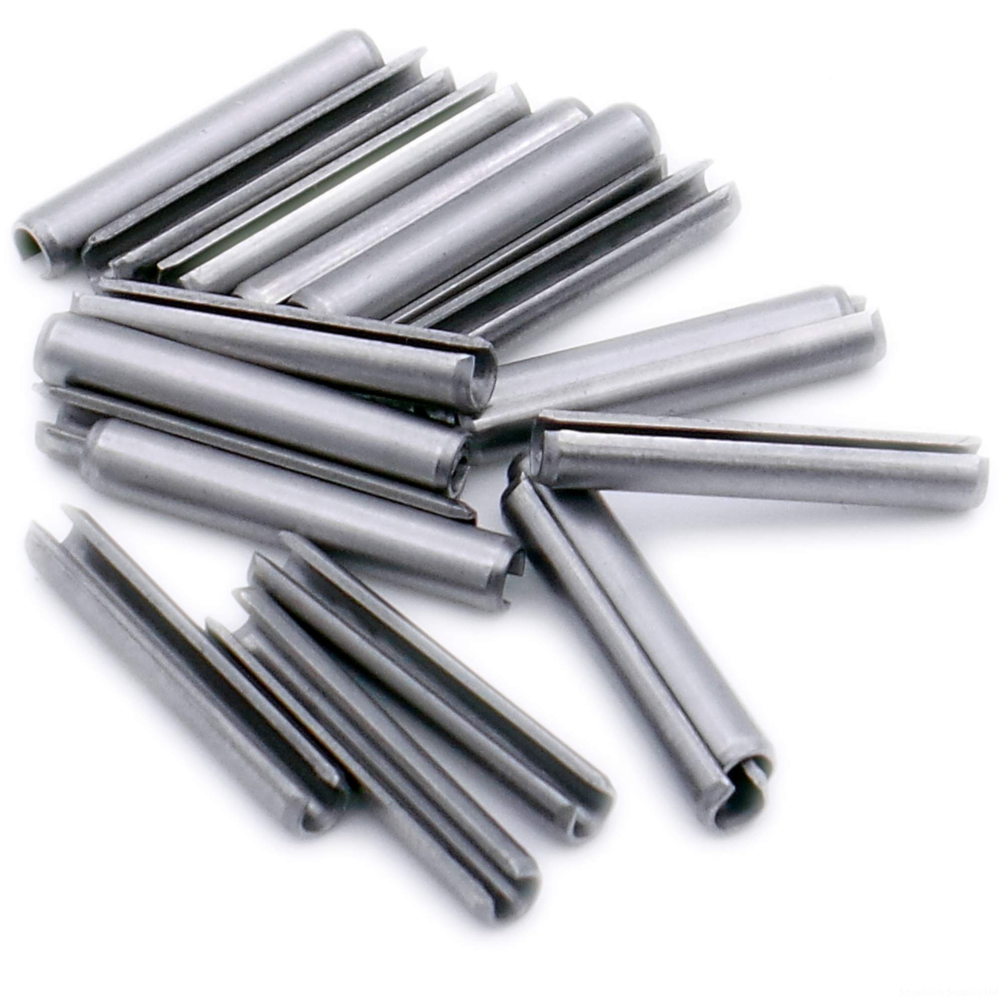 D2.5 (2.5mm x 14mm) Slotted Spring Pin (Heavy) - Stainless Steel (A1) (Pack of 20)
