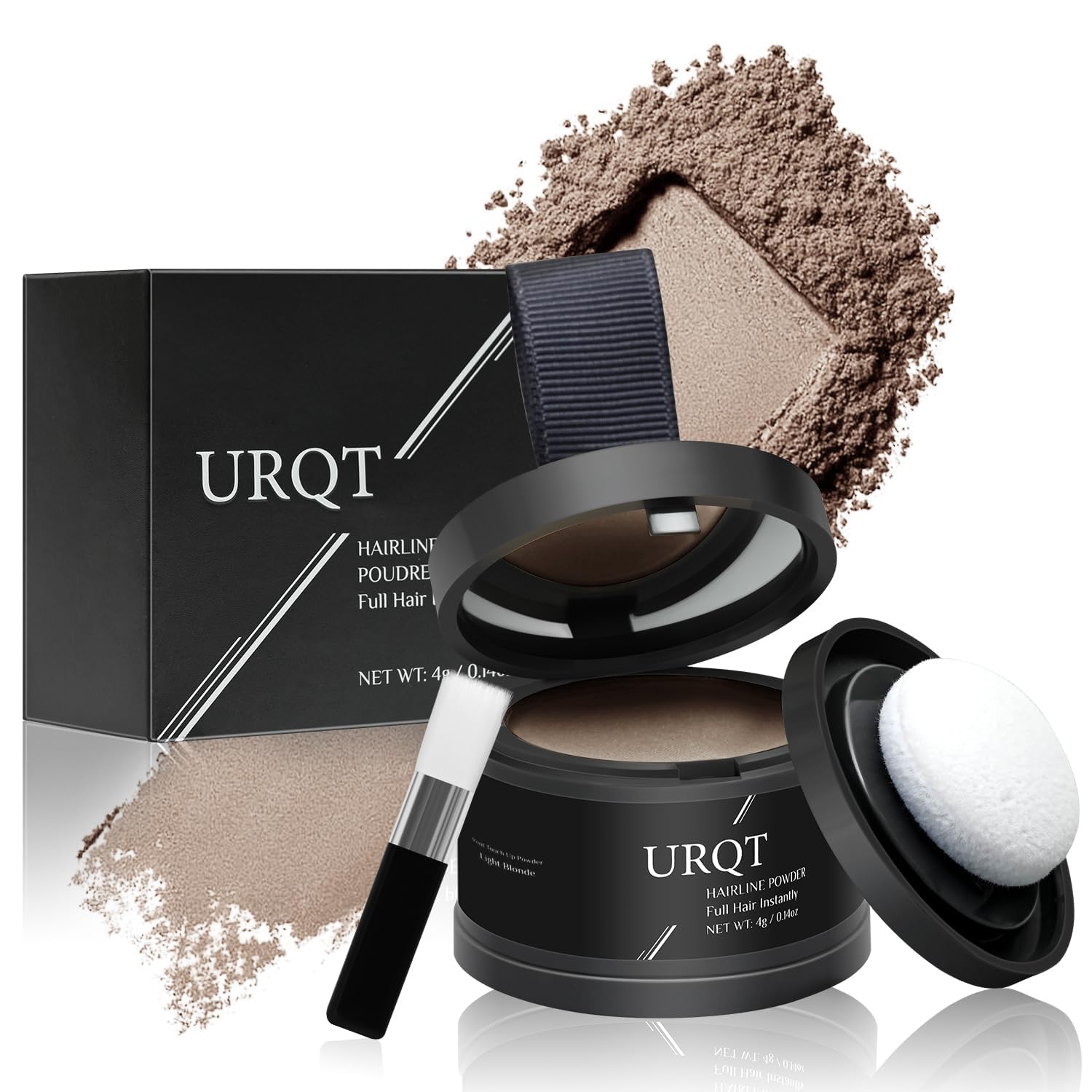 Magic Hairline Shadow - Instantly Thicken Thinning Hair, Water & Sweat Resistant Hairline Powder Mascara for Women and Men (# Light Blonde)