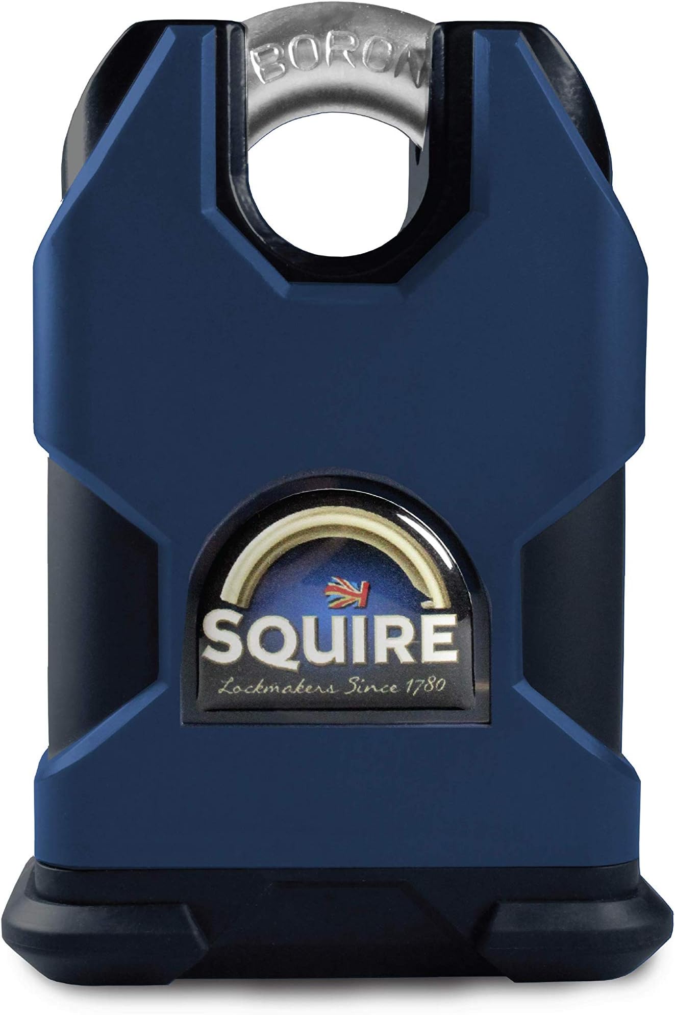 Squire Strong Hold 50mm. Ultra High Security Padlock. CEN 4 Certified. 6 Pin Tumbler Cylinder. Corrosion & Storm Proof. Made in Great Britain (SS50CS - Closed Shackle)
