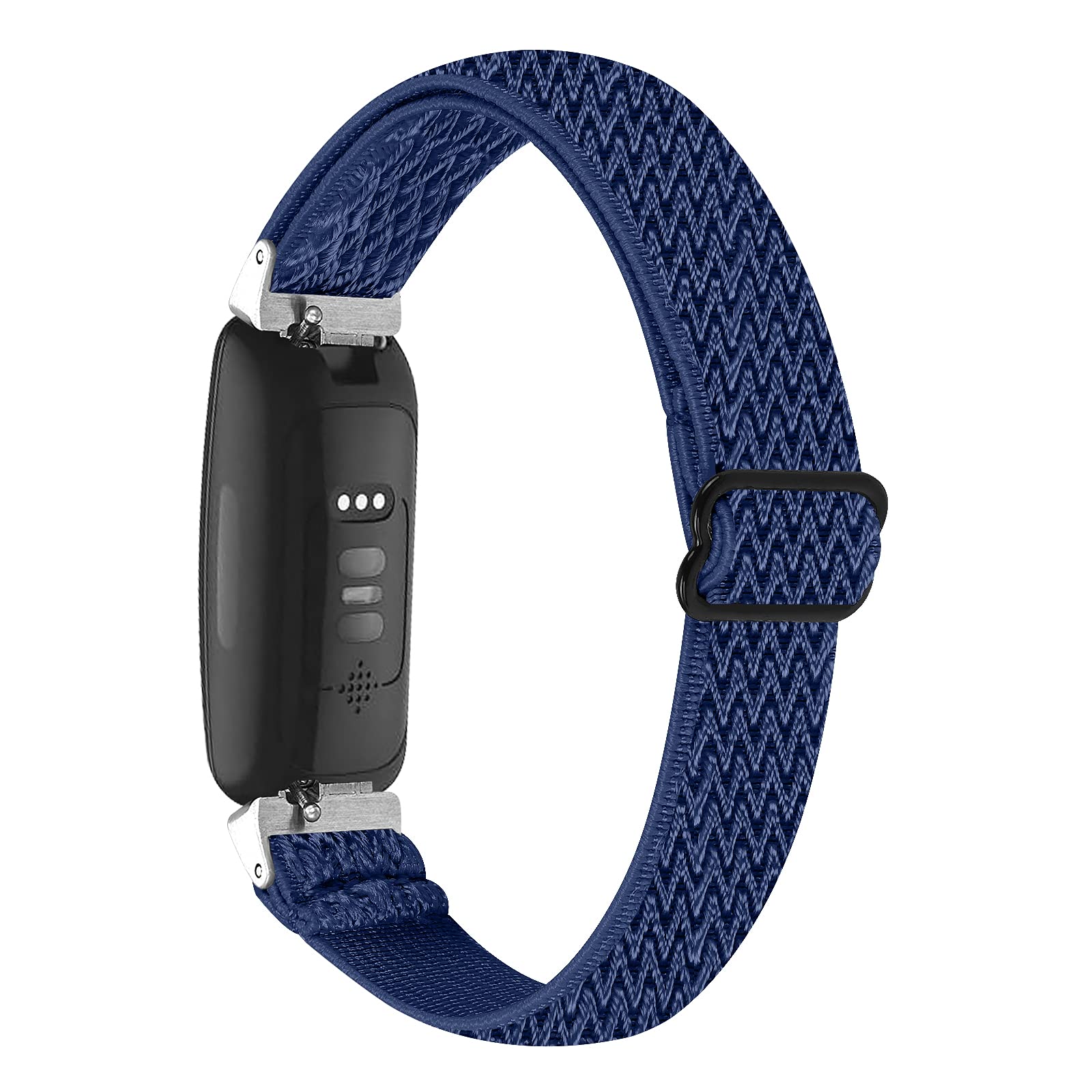 Gimuk Elastic Strap compatible with Fitbit Inspire 2/Inspire/Inspire HR/Ace 2/Ace 3, Women Men Soft Breathable Nylon Fabric Sport Replacement Watch Strap Band Stretchy Wristband (Midnight Blue)