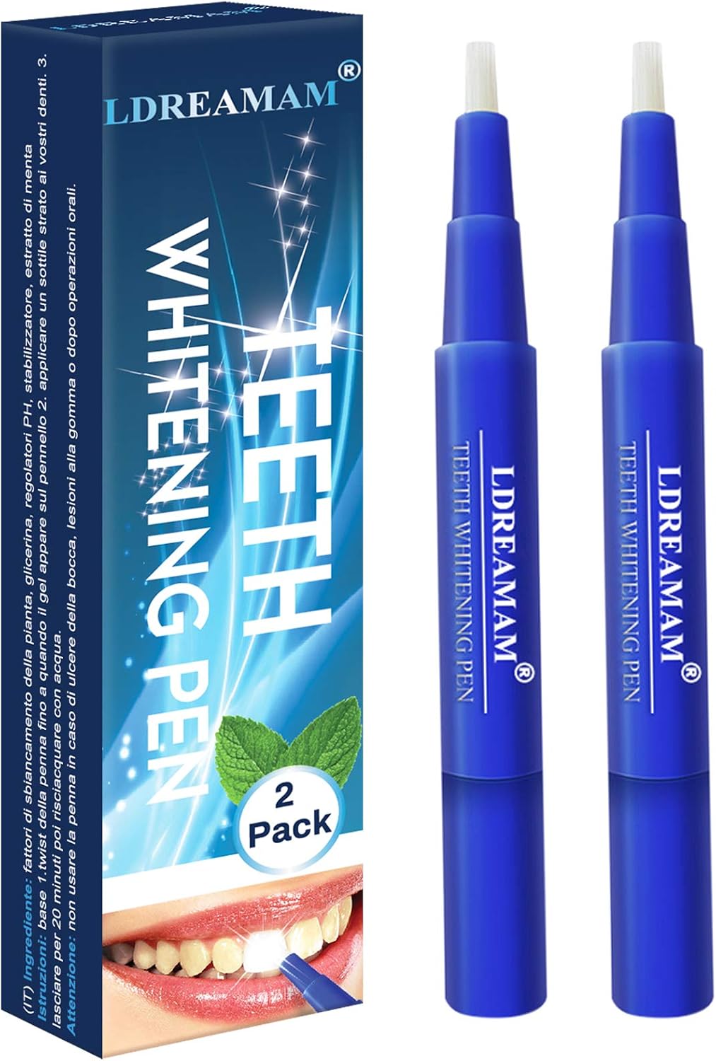 Kit Sbiancamento Denti Extra Forte – Effetto Bianco – Formula Menta Per Gengive Sensibili