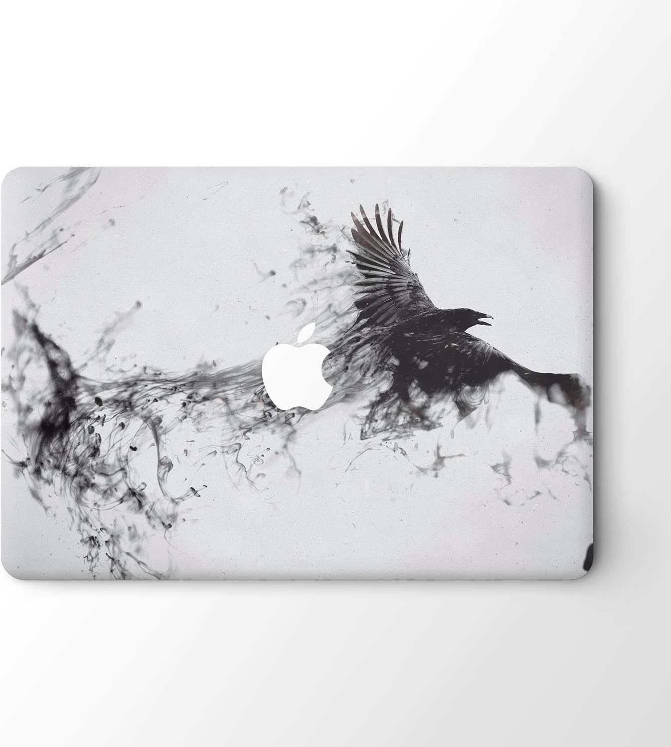 DowBier MacBook Decal Vinyl Skin Sticker Cover Anti-Scratch Decal for Apple MacBook (MacBook Air 13"/Inch(A1369,A1466), Ink Eagle)