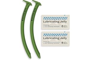 RHINO RESCUE Nasopharyngeal Airway, NPA Nasal Airway 28 FR. with Lubricants (2-Pack)