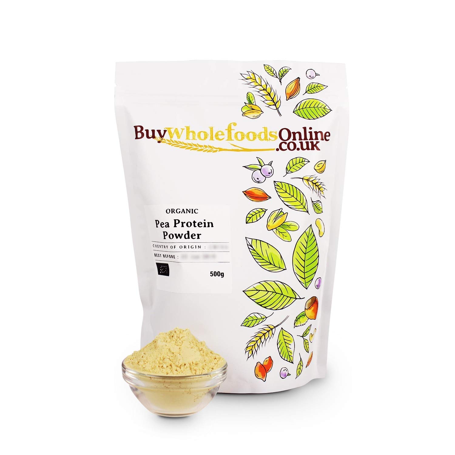 Organic Pea Protein Powder 500g (Buy Whole Foods Online Ltd.) Amazon