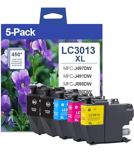 Amazon.com: Brother Genuine LC30134PKS High-Yield Color Ink