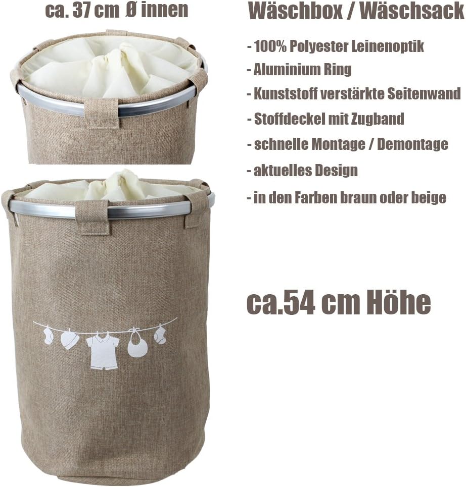 Almacenamiento y organización teprovo Cesta ropa Recolector de ropa