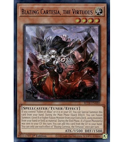 遊戯王 RA04-EN041 赫の聖女カルテシア Blazing Cartesia, the Virtuous (英語版 1st Edition 25th クォーターセンチュリーシークレットレア) Quarter Century Stampede Blazing Cartesia, the Virtuous - 25th Anniversary Tin