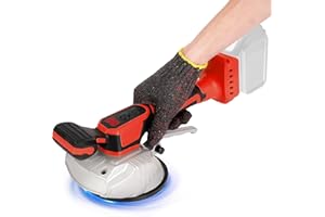 TOOVEM A FAMILY OF MANUFACTURERS TOOVEM Cordless Tile Vibration Leveling Machine, for Milwaukee 18V Max Battery, Portable Tiler Vibrator Tool with 8 Adjustable Speed & 5 Inch Suction Cup & Digital Display for Floor, Tile and Wall