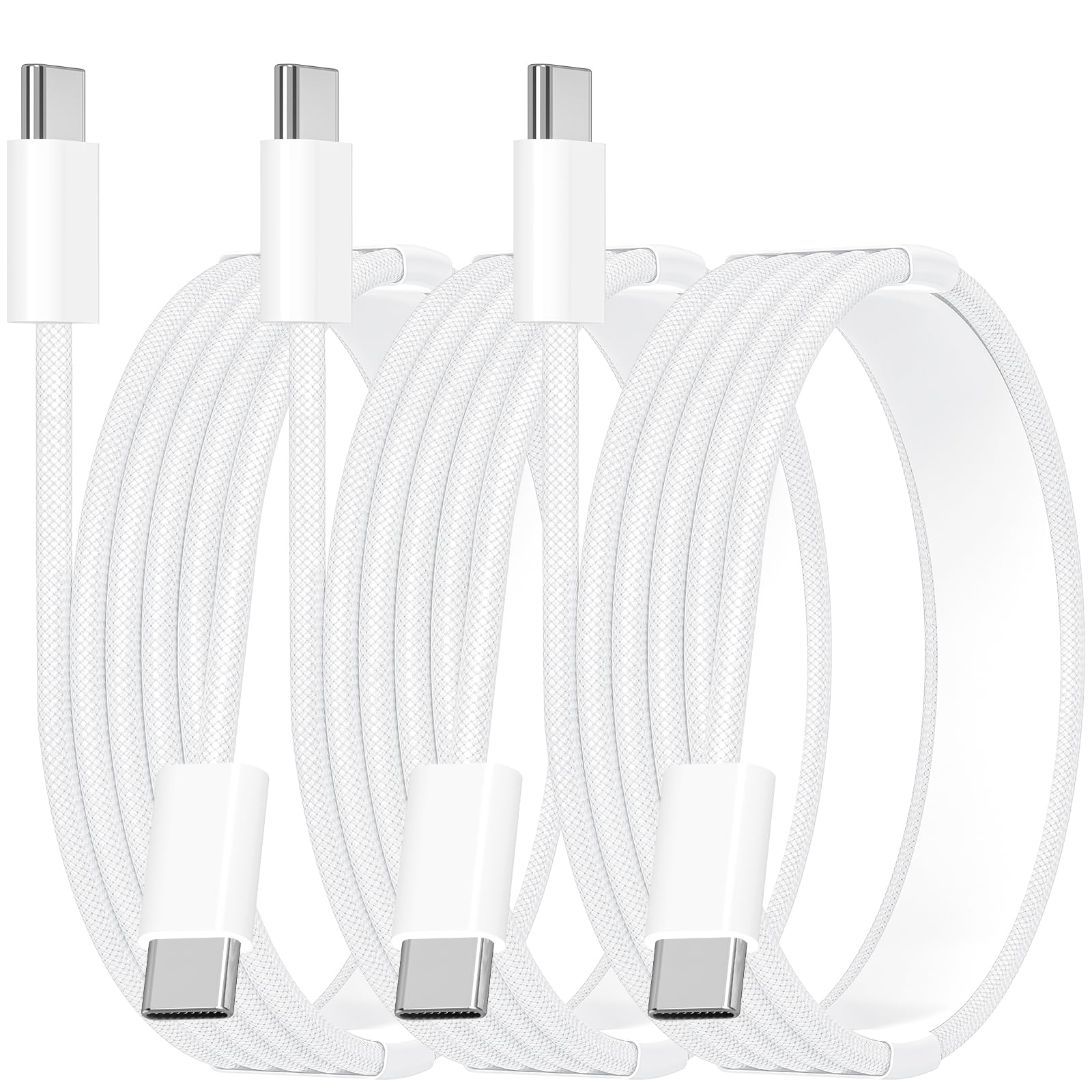 Photo 1 of ?Apple MFi Certified?Car Carplay Cable for iPhone 16, SDNCIE 3Pack 6FT USB C Cables 100W USB C to USB C Braided Cord Type C Fast Charging for iPhone 16 Pro/16 Plus/16 Pro Max/15/15 Pro/15 Pro Max/iPad