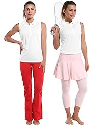 BUBBLELIME Women's UPF 50+ Golf Tennis Sleeveless