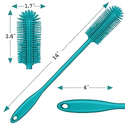 Purtribe Silicone Bottle Brush, Water Bottle