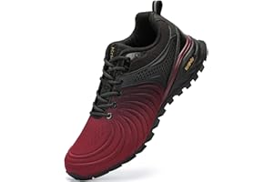 Kricely Men's Walking Shoes Breathable Lightweight Fashion Sneakers Non Slip Sport Gym Jogging Trail Running Shoes