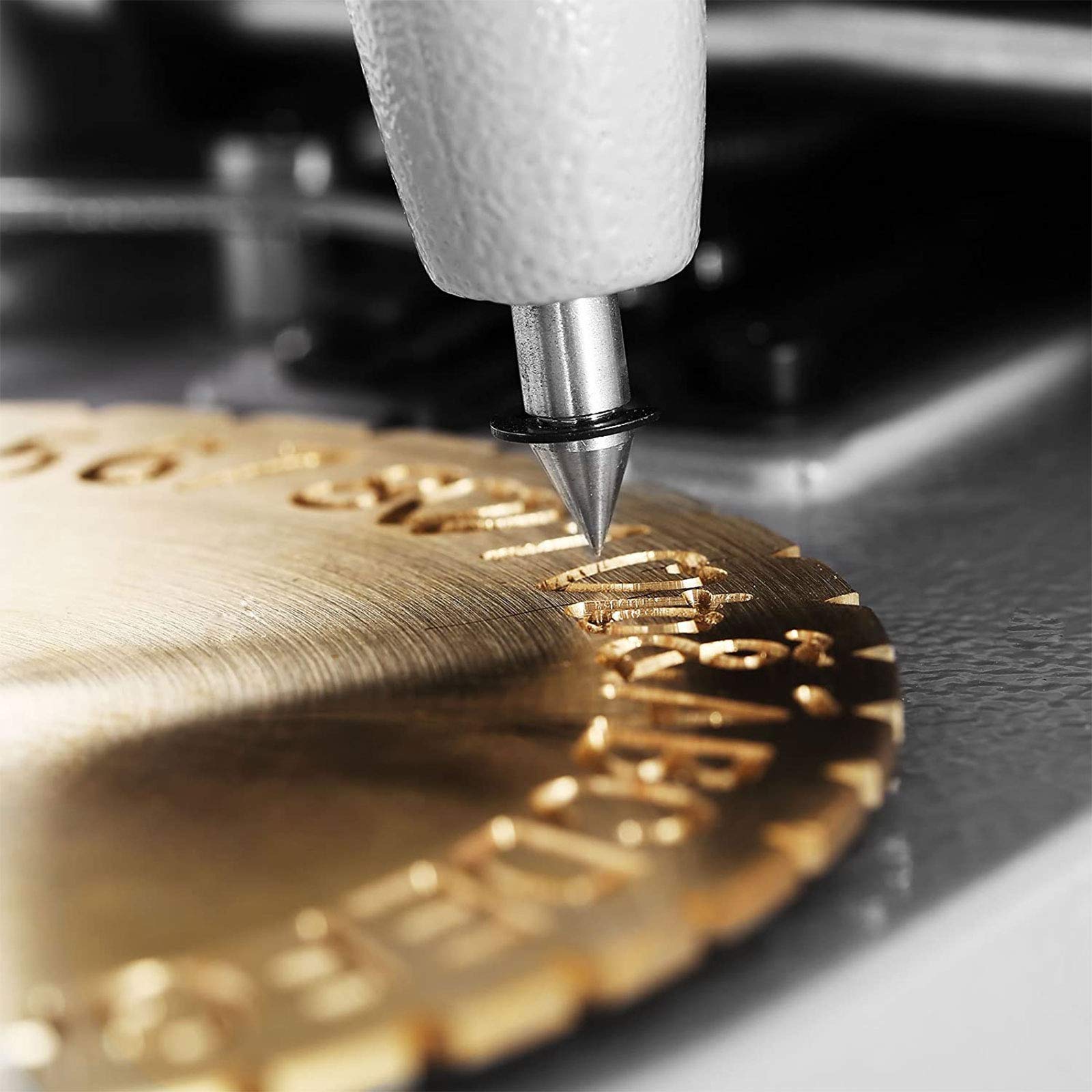 VEVOR Inside Ring Engraver Double Sided Dial Stamper 1.5mm-2.0mm Character Letter Block Machine for Rings Inner Engraving