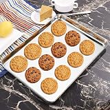 Terlulu Baking Tray Set of 2 Stainless Steel Large Oven Pans 40.5x30.5x2.5 cm view 6