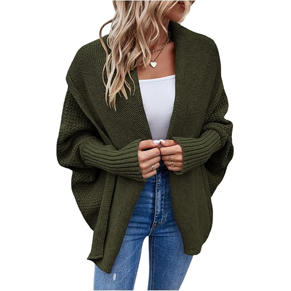 Cegerne Dames gebreide trui batwing vleermuismouwen Dolman gebreide sweater lange mouwen shirt bovendeel tops