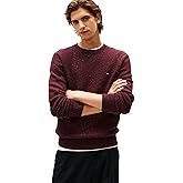 Tommy Hilfiger Mens Lambswool Donegal Crewneck Sweater Pullover