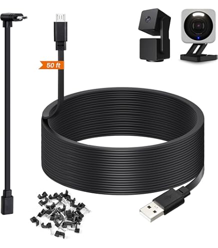 Confezione da 2 cavi di prolunga 30 piedi per WYZE Cam Pan V3