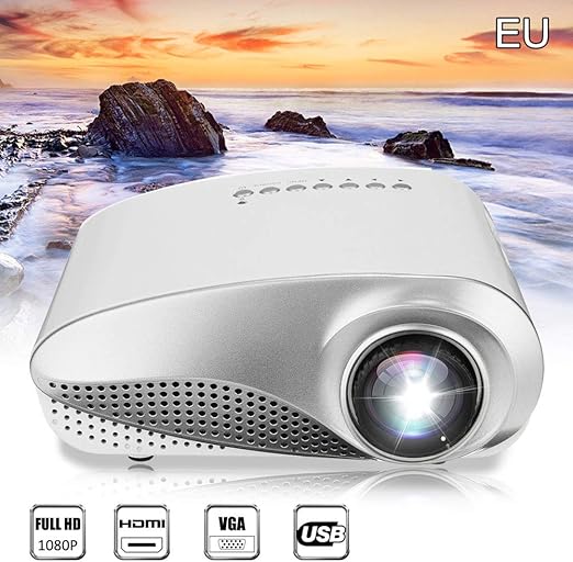 Harwls 3D Full HD 1080P Mini Proyector LED Multimedia Home Theater ...