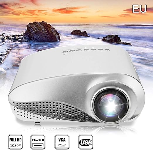 Cosay - Mini proyector 3D Full HD 1080P LED Multimedia Home ...