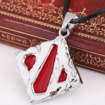 Mct12 Hot Game Dota 2 Logo Metal Charm Pendant Necklace