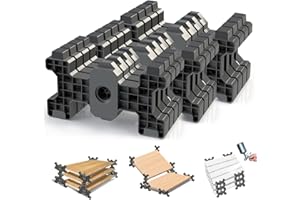 KASNEY Door Painting Brackets, Spray Paint Racks, Paint Drying Rack, Painters Paint Racks, Easily Painting/Stacking/Drying Interior and Exterior Doors or Cabinet Doors (12 Pcs, Gray)