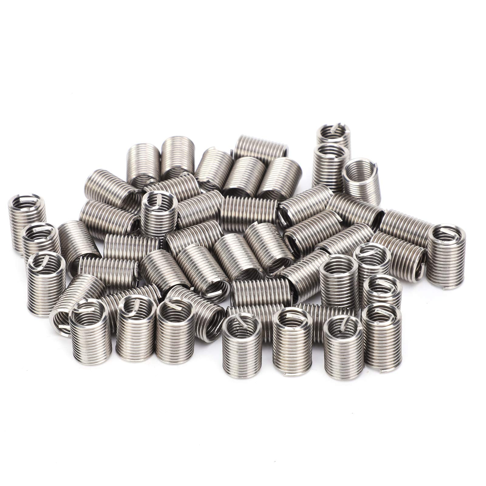 Hyuduo 50Pcs Wire Thread Insert, Sleeve Bushing Screw Protective Coil Screw Repair Nut Kit M10 X 1.5(2.5D),Other Fasteners