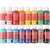 Craft Smart 16 Assorted Matte Acrylic Paint Set Non-Toxic Paint For Drawing, Painting, Art &amp; Crafts Supplies - 1 Pack