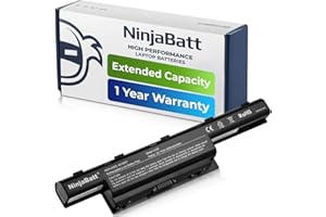 NinjaBatt Battery for Acer AS10D31 AS10D81 AS10D51 AS10D41 AS10D61 AS10D73 AS10D75 5750 AS10D71 5742 AS10D56 E1-531 5250 E1-571 5733 7741 5733 5735 5755 - High Performance [6 Cells/48WH]